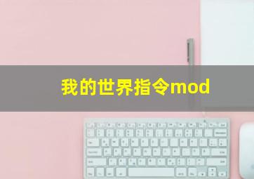 我的世界指令mod