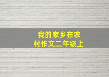 我的家乡在农村作文二年级上