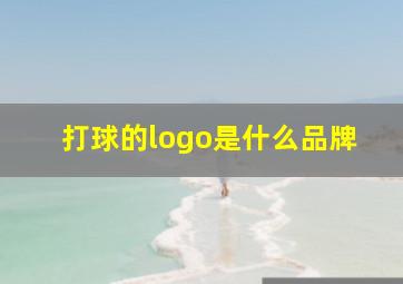 打球的logo是什么品牌