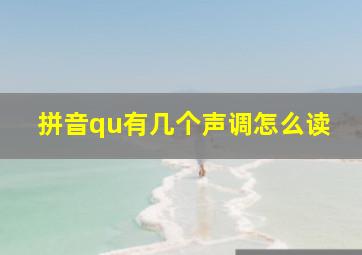 拼音qu有几个声调怎么读