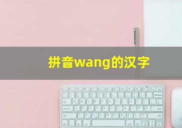 拼音wang的汉字