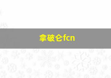 拿破仑fcn