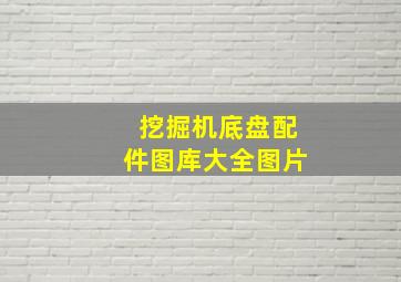 挖掘机底盘配件图库大全图片