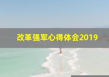 改革强军心得体会2019