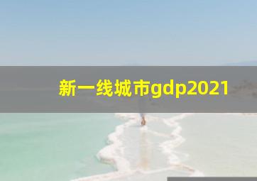 新一线城市gdp2021