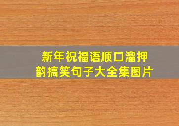 新年祝福语顺口溜押韵搞笑句子大全集图片