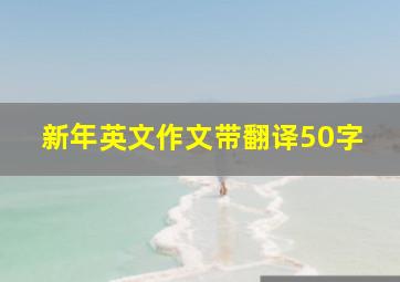 新年英文作文带翻译50字