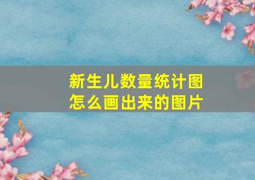 新生儿数量统计图怎么画出来的图片