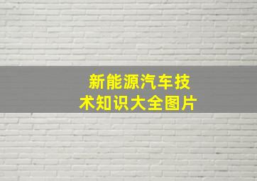 新能源汽车技术知识大全图片