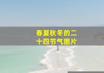 春夏秋冬的二十四节气图片