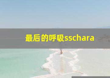 最后的呼吸sschara