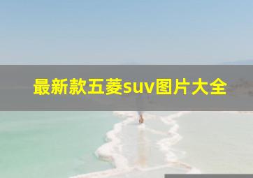 最新款五菱suv图片大全