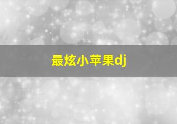 最炫小苹果dj