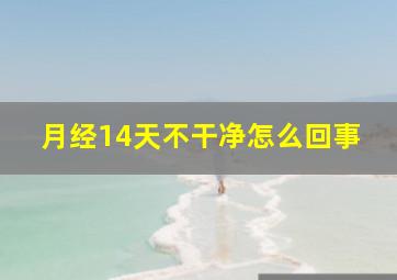 月经14天不干净怎么回事