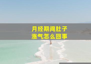 月经期间肚子涨气怎么回事