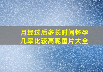 月经过后多长时间怀孕几率比较高呢图片大全