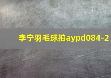 李宁羽毛球拍aypd084-2