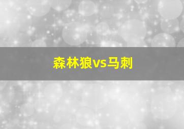 森林狼vs马刺