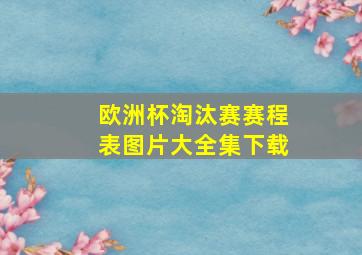 欧洲杯淘汰赛赛程表图片大全集下载