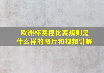 欧洲杯赛程比赛规则是什么样的图片和视频讲解