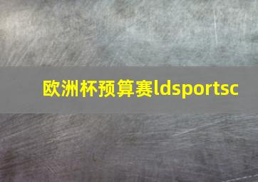 欧洲杯预算赛ldsportsc