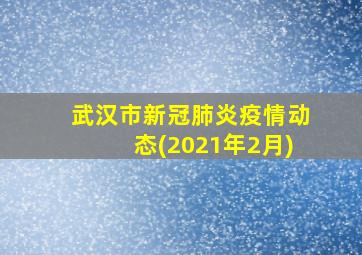 武汉市新冠肺炎疫情动态(2021年2月)