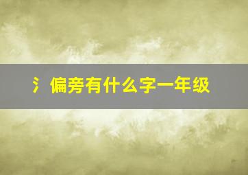 氵偏旁有什么字一年级