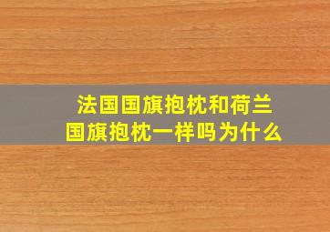 法国国旗抱枕和荷兰国旗抱枕一样吗为什么