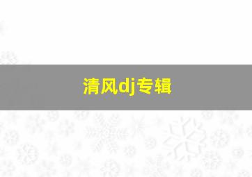 清风dj专辑