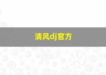 清风dj官方