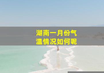 湖南一月份气温情况如何呢