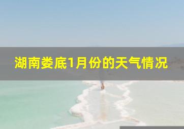 湖南娄底1月份的天气情况