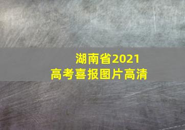 湖南省2021高考喜报图片高清