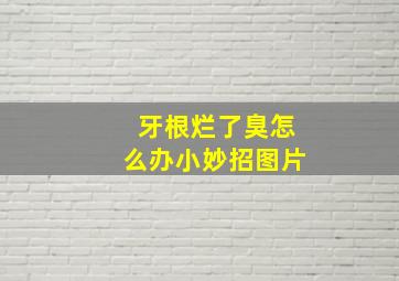 牙根烂了臭怎么办小妙招图片