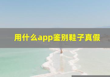 用什么app鉴别鞋子真假