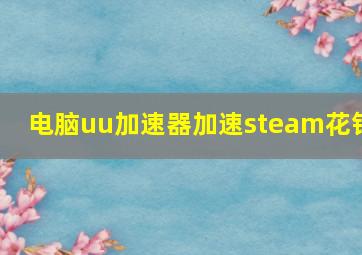 电脑uu加速器加速steam花钱