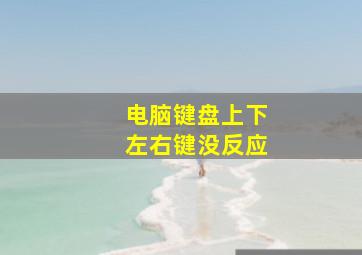 电脑键盘上下左右键没反应