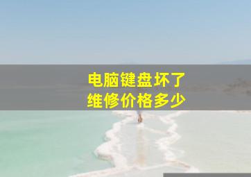 电脑键盘坏了维修价格多少