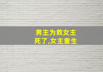 男主为救女主死了,女主重生