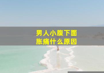 男人小腹下面胀痛什么原因