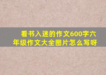 看书入迷的作文600字六年级作文大全图片怎么写呀