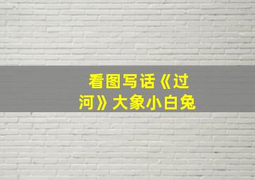 看图写话《过河》大象小白兔