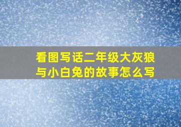 看图写话二年级大灰狼与小白兔的故事怎么写