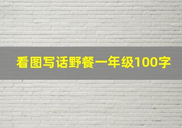 看图写话野餐一年级100字