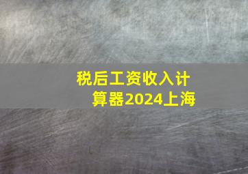 税后工资收入计算器2024上海