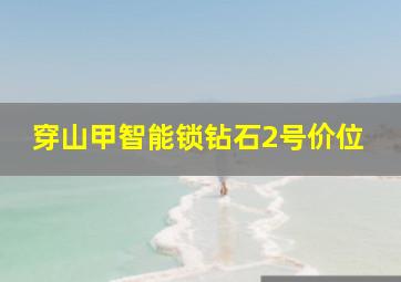 穿山甲智能锁钻石2号价位