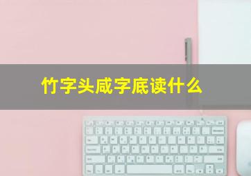 竹字头咸字底读什么