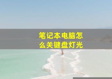 笔记本电脑怎么关键盘灯光