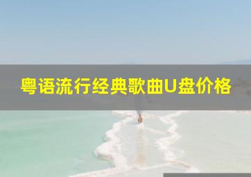 粤语流行经典歌曲U盘价格