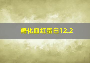 糖化血红蛋白12.2